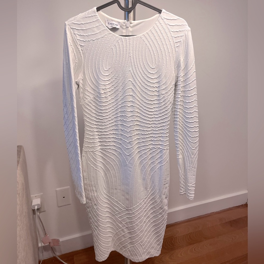 bebe midi sweater dress